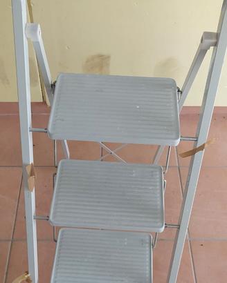 SGABELLO ACCIAIO 3 GRADINI