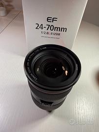 Obiettivo canon ef 24-70 mm f2.8 L II USM