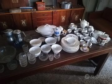 piati tazzine bicchieri vintage