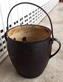 GRANDE PENTOLA IN GHISA AUSTROUNGARICA WW1