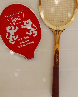 racchetta tennis vintage anni 70 fred perry castle
