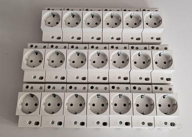 20x Prese Schuko barra din