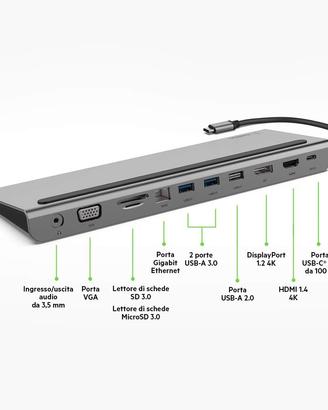 USB-C - 11 in 1 Multiport Dock BELKIN - NUOVO