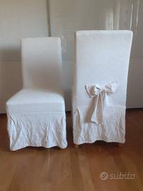 Coppia di sedie sfoderabili