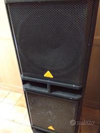 Coppia di Behringer VP1800S con T-Amp TA 1050 MK-X