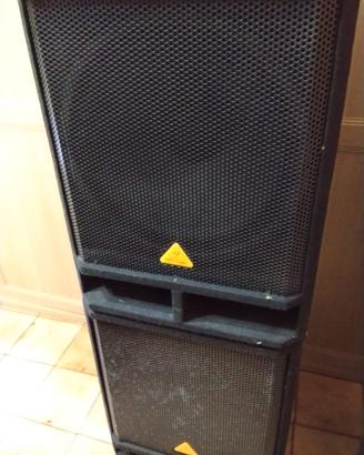 Coppia di Behringer VP1800S con T-Amp TA 1050 MK-X
