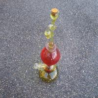 Antico alambicco chimica vetro vintage