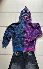 Felpa BAPE Shark full zip