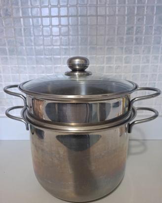 Pentola cuoci pasta con scolapasta interno