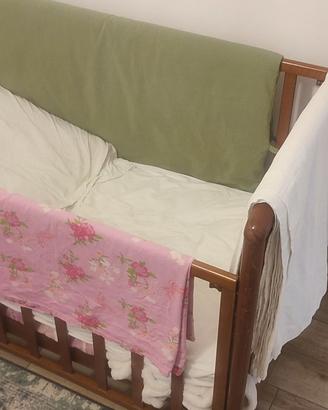 Lettino bimbi 0-6 anni con materasso