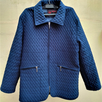 Giacca donna trapuntata blu- Tg 48 (M)
