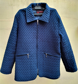 Giacca donna trapuntata blu- Tg 48 (M)