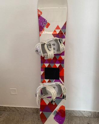Snowboard Nidecker 140 + attacchi + scarponi Vans