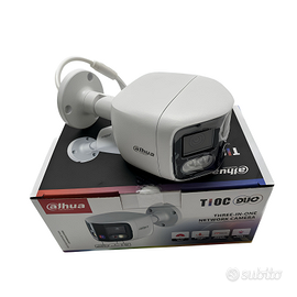 Telecamera IP Dahua 8MP 180° TiOC con Allarme
