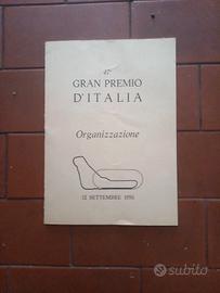 Libro Raro F1 GP d'Italia 1976 Monza - Documento