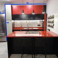 CUCINA MODERNA COMPLETA CON TOP OKITE