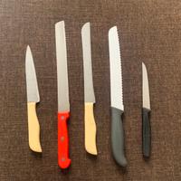 Set 5 coltelli con varie lame