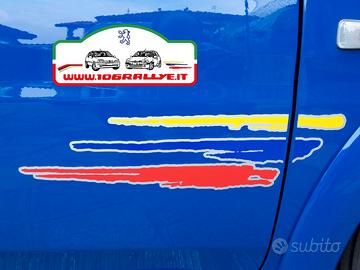 Adesivi livrea originale Peugeot 106 Rallye 1.6