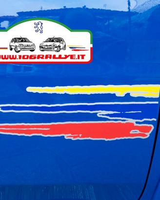 Adesivi livrea originale Peugeot 106 Rallye 1.6