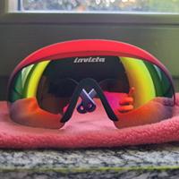 Occhiali da sci INVICTA anni 90 con custodia