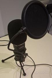 Microfono USB Yanmai con treppiede