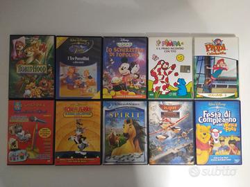 Lotto n.10 DVD Cartoni Animati Disney ed Altri