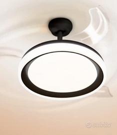 Lampada led da soffitto con ventilatore