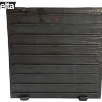 Lastra ghisa SCANALATA 49x50 x termocamino stufa