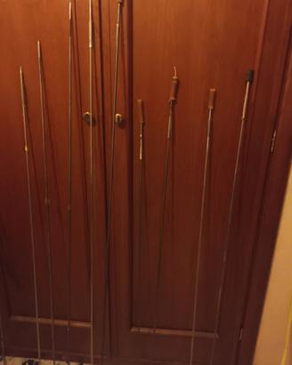 Aste arbalete assortite nuove ed usate