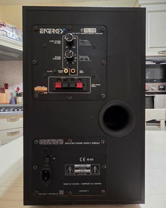 sistema diffusori kef home cinema 5.1 con sub