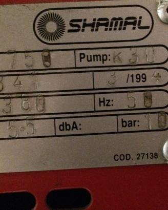 Compressore silenziato SHAMAL BAR 10