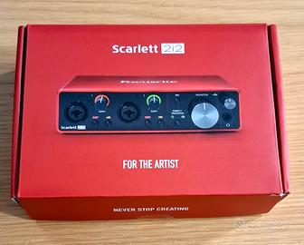 scheda audio Scarlet 2i2 3rd generation