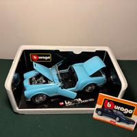 Lancia Aurelia B24 Spider 1955 azzurra 1:18 Bburag