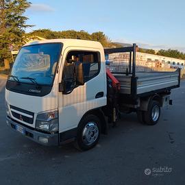 MITSUBISHI CANTER CON GRU E RIBALTABILE