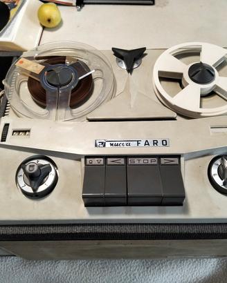 Magnetofono a Bobine Nuova FARO Vintage 