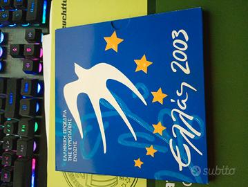 serie Grecia 2003 con argento 