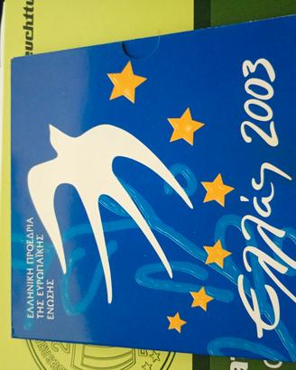 serie Grecia 2003 con argento 