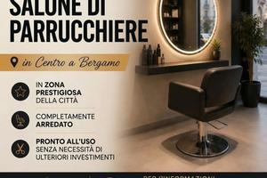 Salone di parrucchiere, centro Bergamo