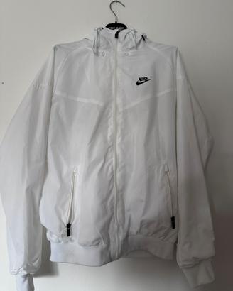 Giacca a Vento Nike  Bianca
