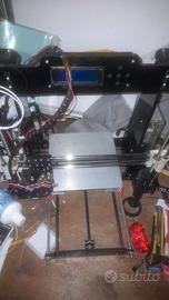 Stampante 3d usata+1 smontata di ricambio.