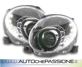 Fanali cromati dayline per ABARTH 500 2008 FIAT 50