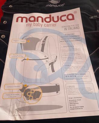 Marsupio Manduca Mybaby carrier blackline