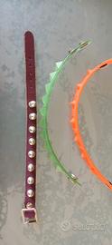 Bracciali polsiere dark borchiate in pelle