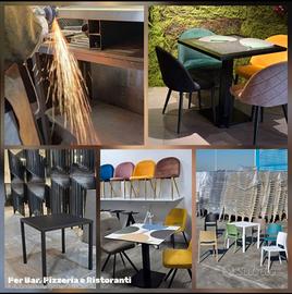 fabbrica tavoli top basamenti  sedie 