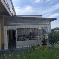 Gazebo tutto struttura in ferro bello e pesante