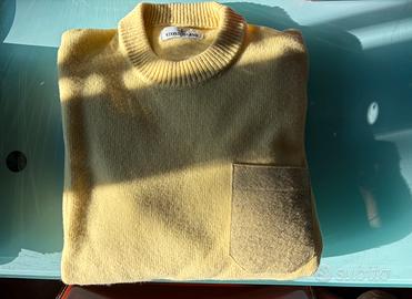 Maglione Stone Island giallo canarino