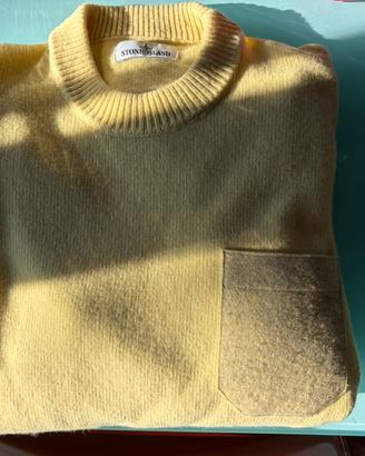 Maglione Stone Island giallo canarino