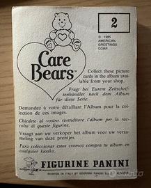 Mancolista raccolta Care Bears - Panini - 1986