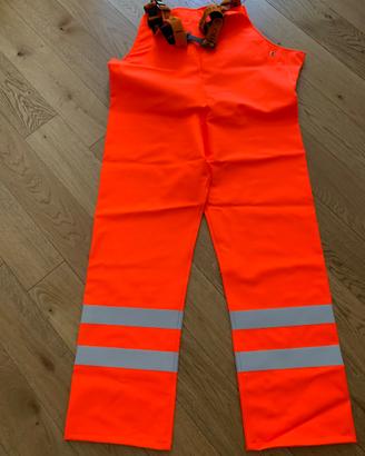 Ollyskins 3248 Salopette impermeabile Hi-Vis 2XL
