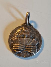 Medaglia vintage gioco carte